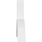 Ekena Millwork Archdale Architectural Grade PVC Gable Bracket, 60"W x 22 1/2"H x 4"D x 4"F, 9/12 Pitch GBP060X23X0404ARC00 - alternate 4